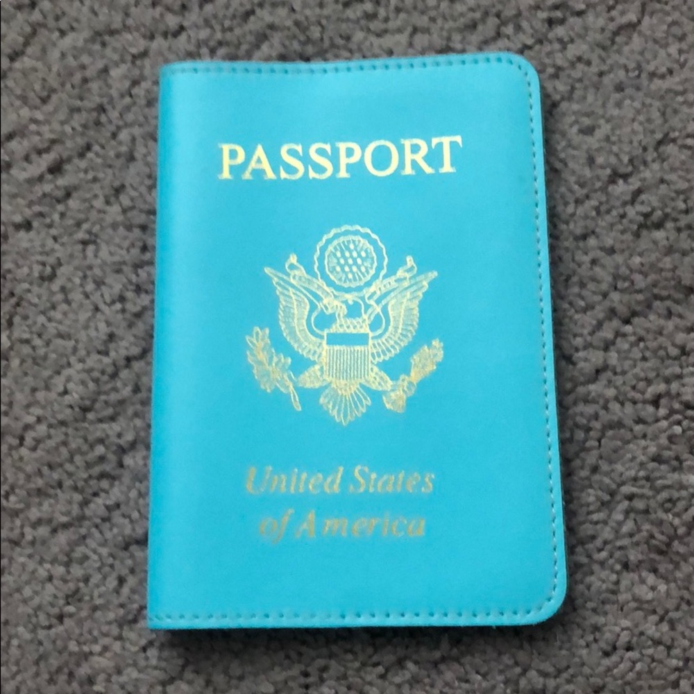 Like new! Leather passport cover